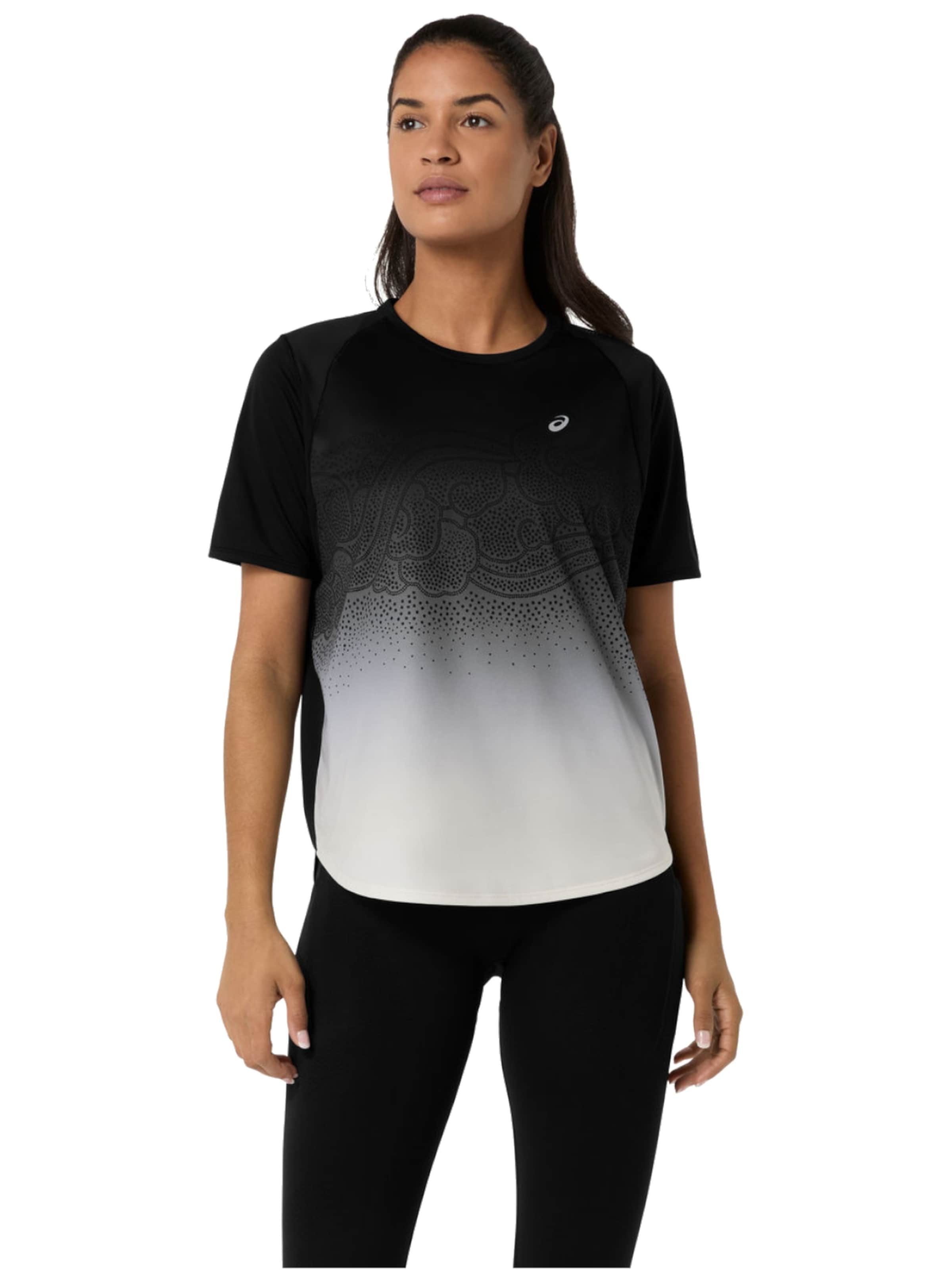 ASICS Shirt 'ASICS Road Fade SS' in Black: front