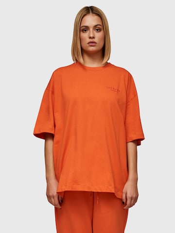 T-Shirt 'Loose T-Shirt / alphabet' THE ODDS en orange : devant