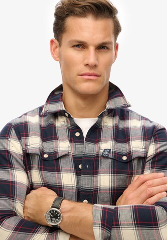 Coupe regular Chemise Superdry en bleu