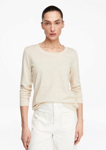 COMMA - Camiseta en beige: frente