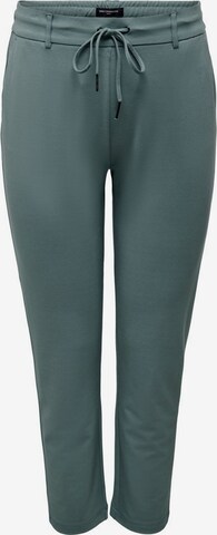 ONLY Carmakoma Tapered Broek in Groen: voorkant