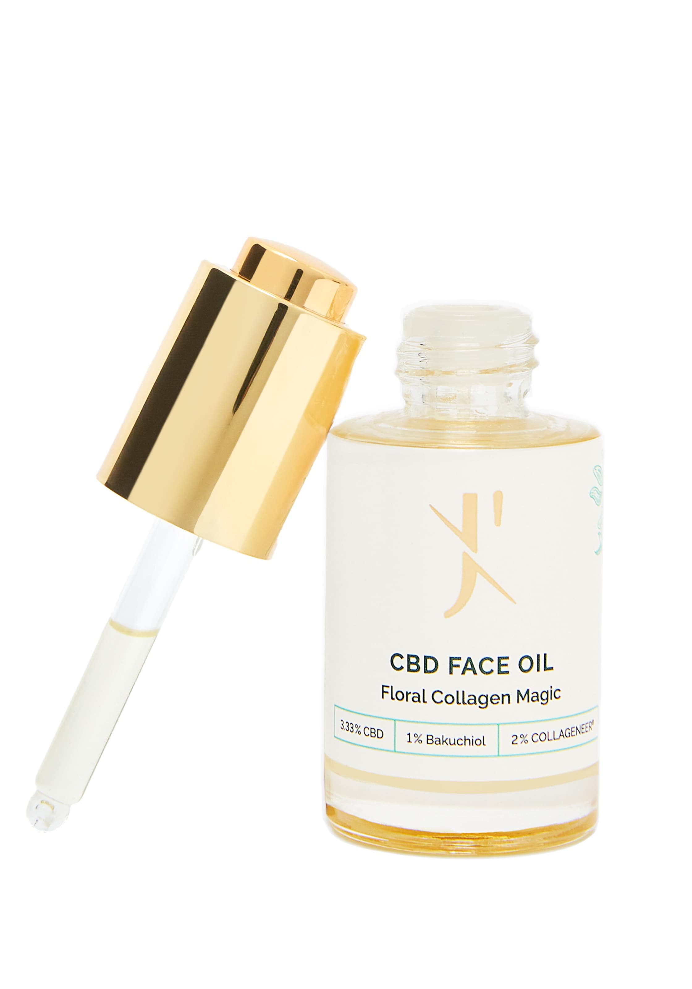 JTanicals Facial Oil Floral Magic Gesichtsöl mit 3,3% CBD in 