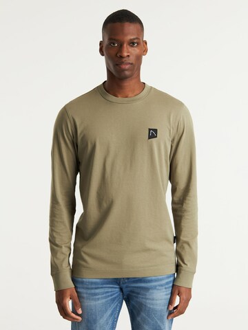T-Shirt 'Ely' CHASIN' en vert : devant