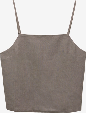 Pull&BearTop - siva boja: prednji dio