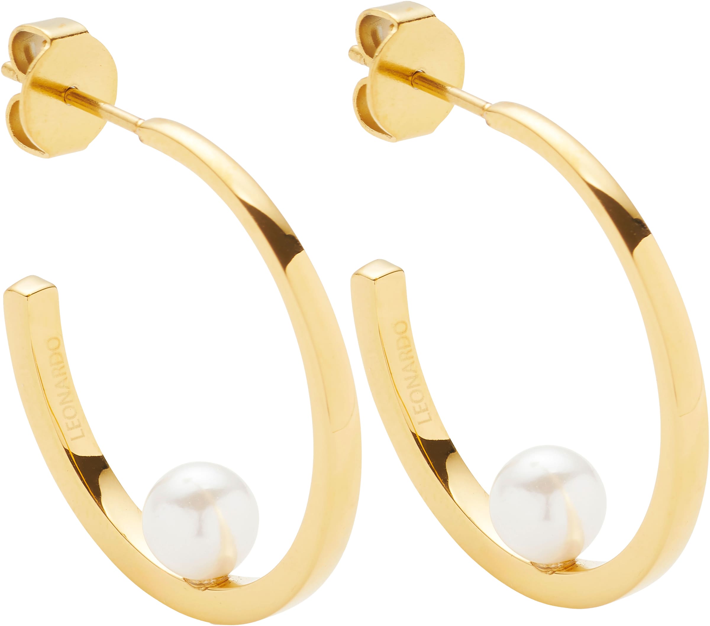 LEONARDO Ohrringe in Gold: Vorderseite