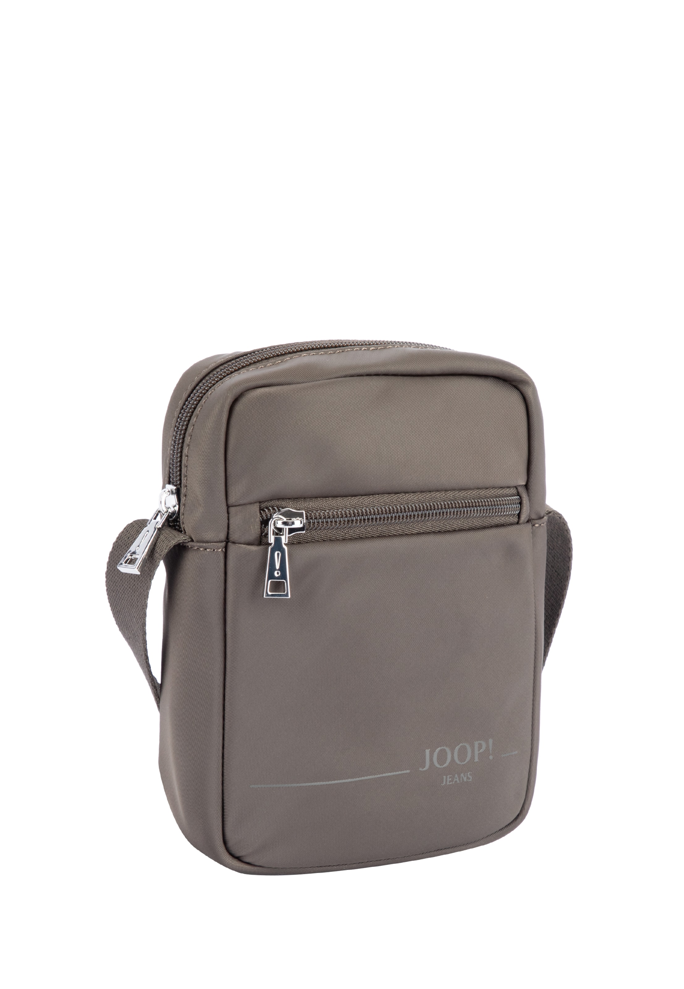 Joop Jeans - Mala de ombro 'Cartello Raffa' em cinzento