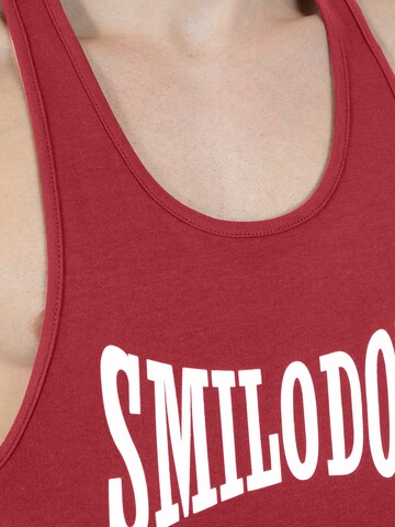 T-Shirt fonctionnel Smilodox en rouge