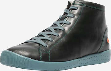 Softinos Veterlaarsjes in Zwart: voorkant