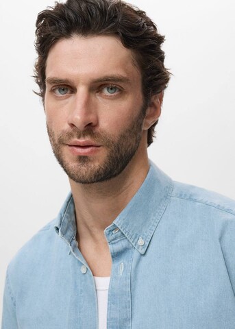 MANGO MAN Regular Fit Hemd 'Corinto' in Blau