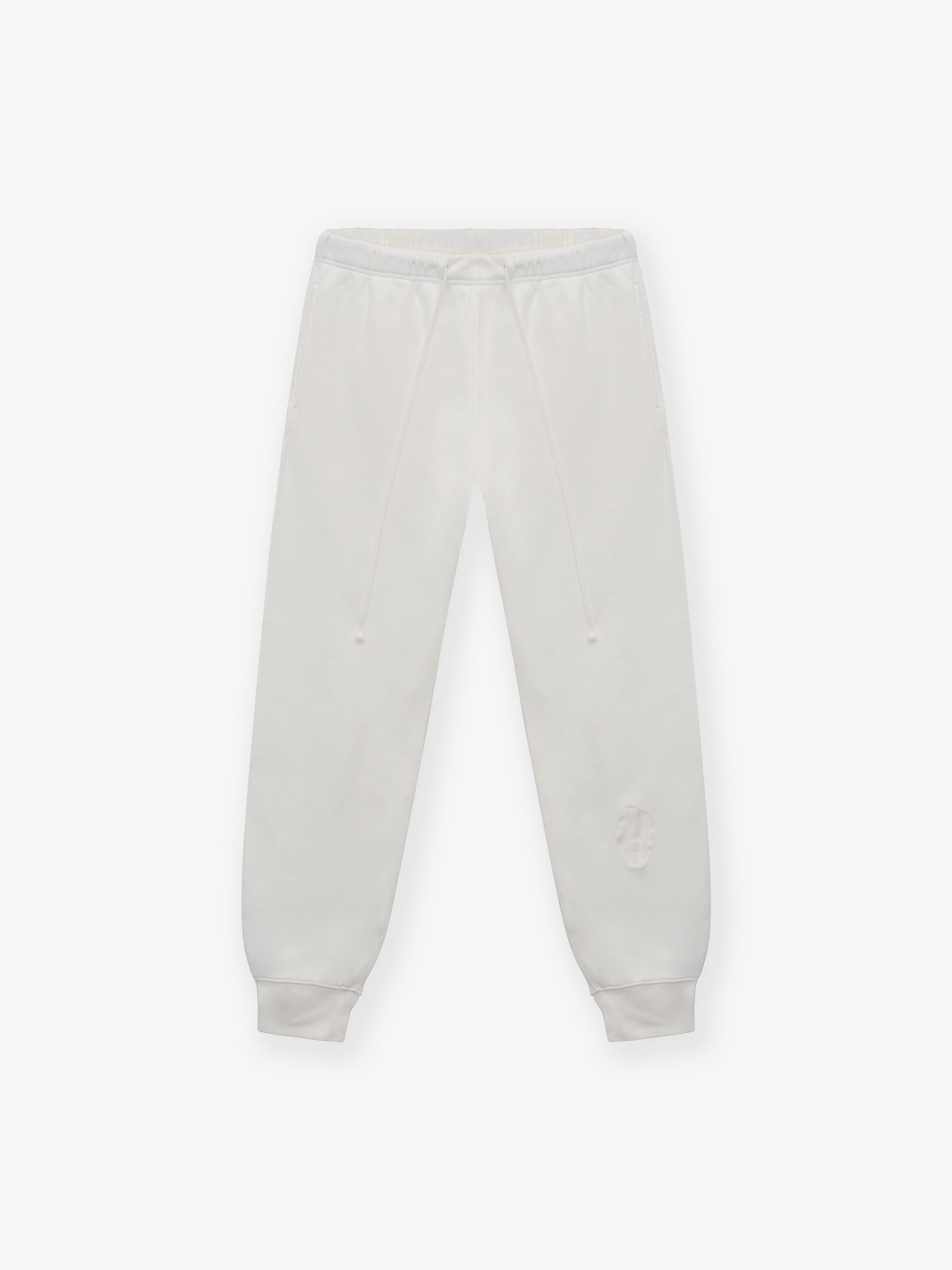 Loosefit Pantaloni 'Embroidered shell sweatpants' di BARRYAN in bianco: frontale