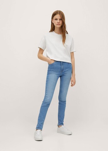 Skinny Jeans de la MANGO KIDS pe albastru