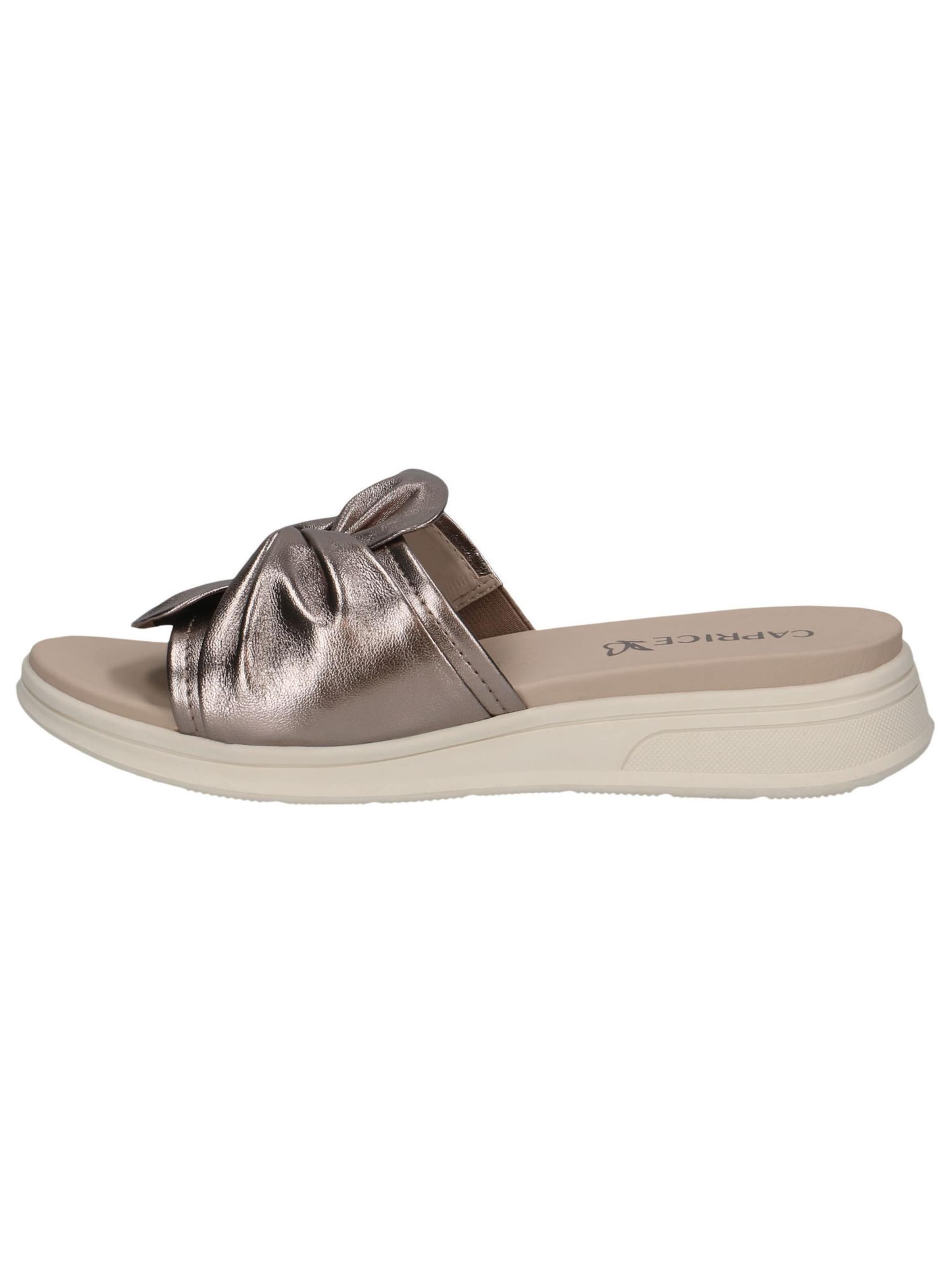CAPRICE Pantolette in Bronze