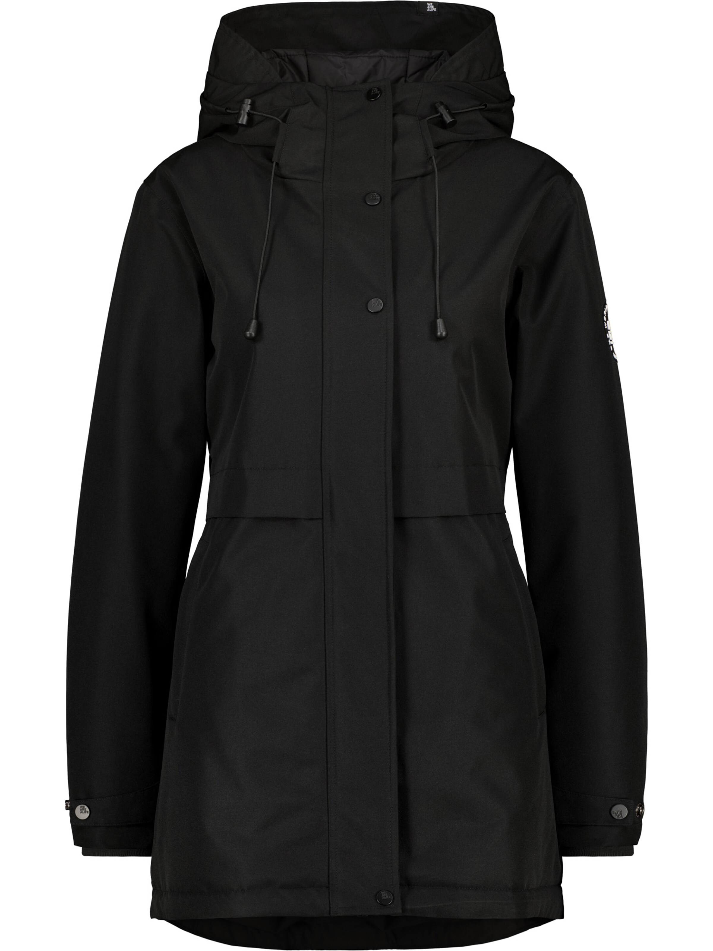 alife & kickin Φθινοπωρινό και ανοιξιάτικο μπουφάν 'MarlyAK' σε μαύρο: μπροστά