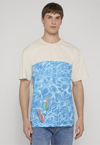Just Rhyse - Camisa 'Floating' em bege: frente