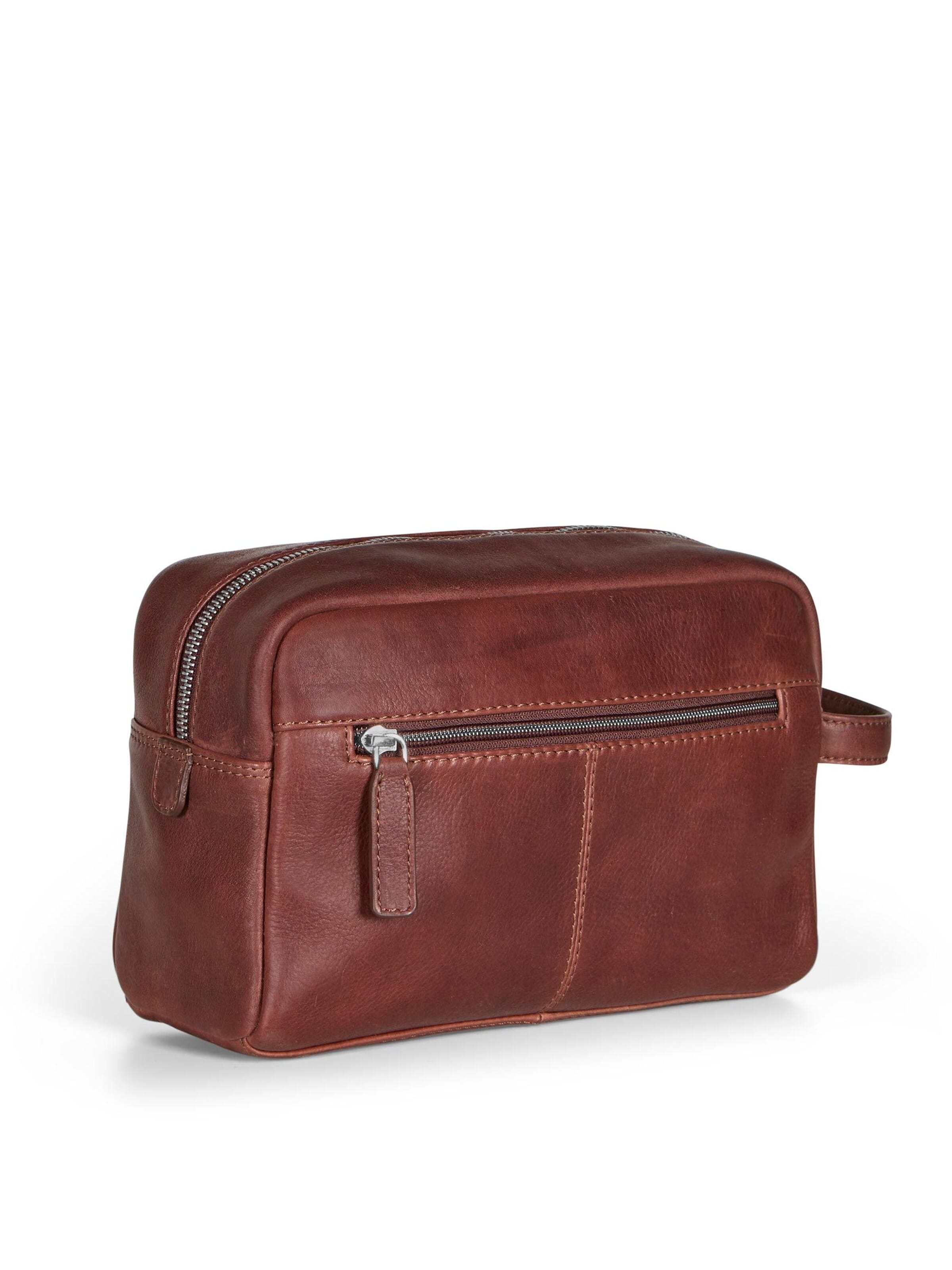 Trousses de toilette 'Washbag Easton Brown' Howard London en marron