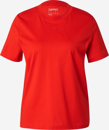 ESPRIT Shirt in Rood: voorkant