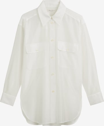 Marc O'Polo Bluse in Weiß: Vorderseite