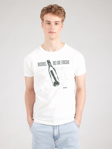Derbe Shirt 'Fischbuddel' in White: front