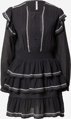 Robe-chemise 'PAULA' Pepe Jeans en noir : devant