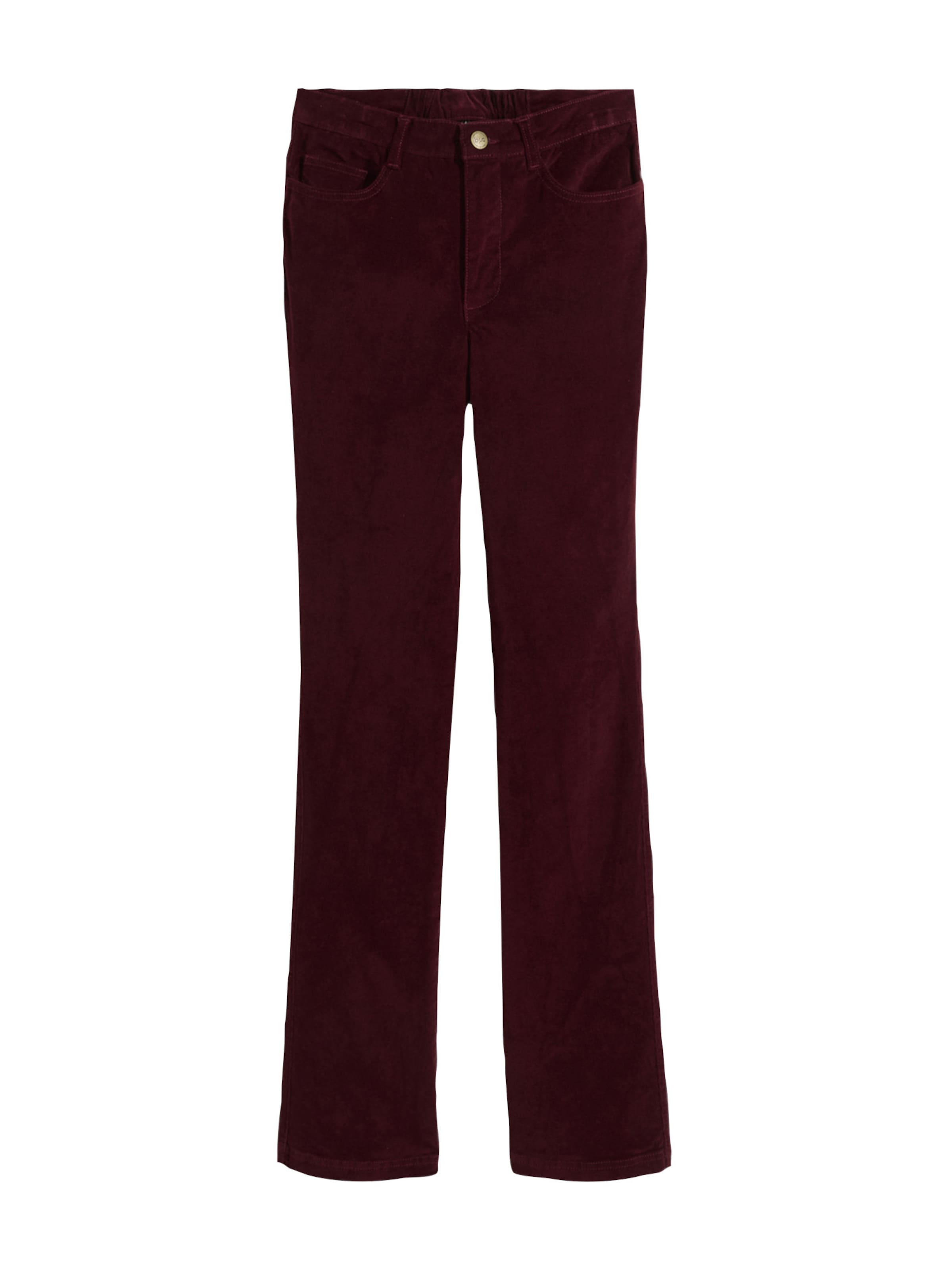 Bootcut Pantaloni di bonprix in rosso: frontale