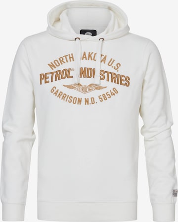 Petrol Industries Sweatshirt i vit: framsida