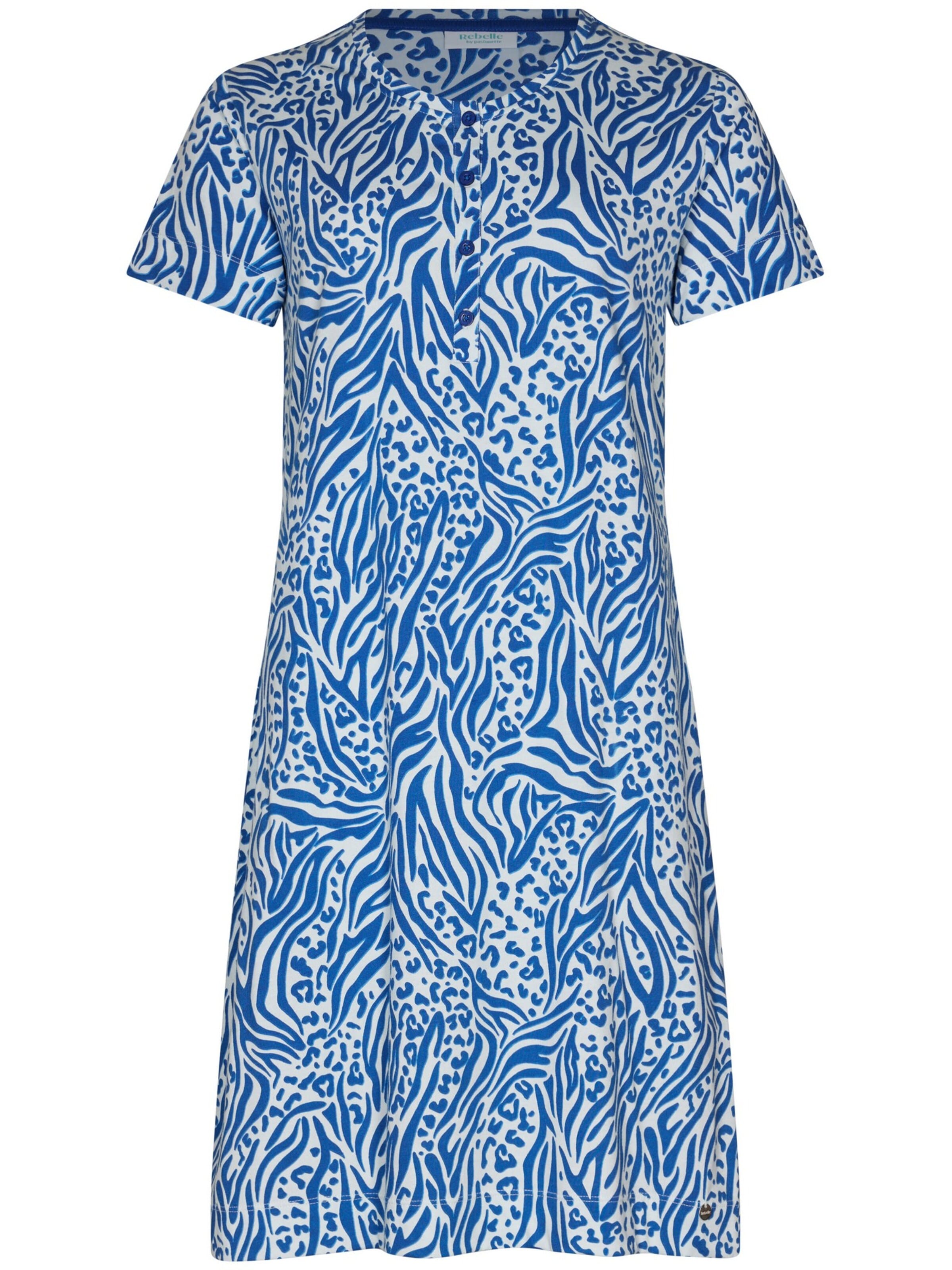 Rebelle Nightgown in Blue: front