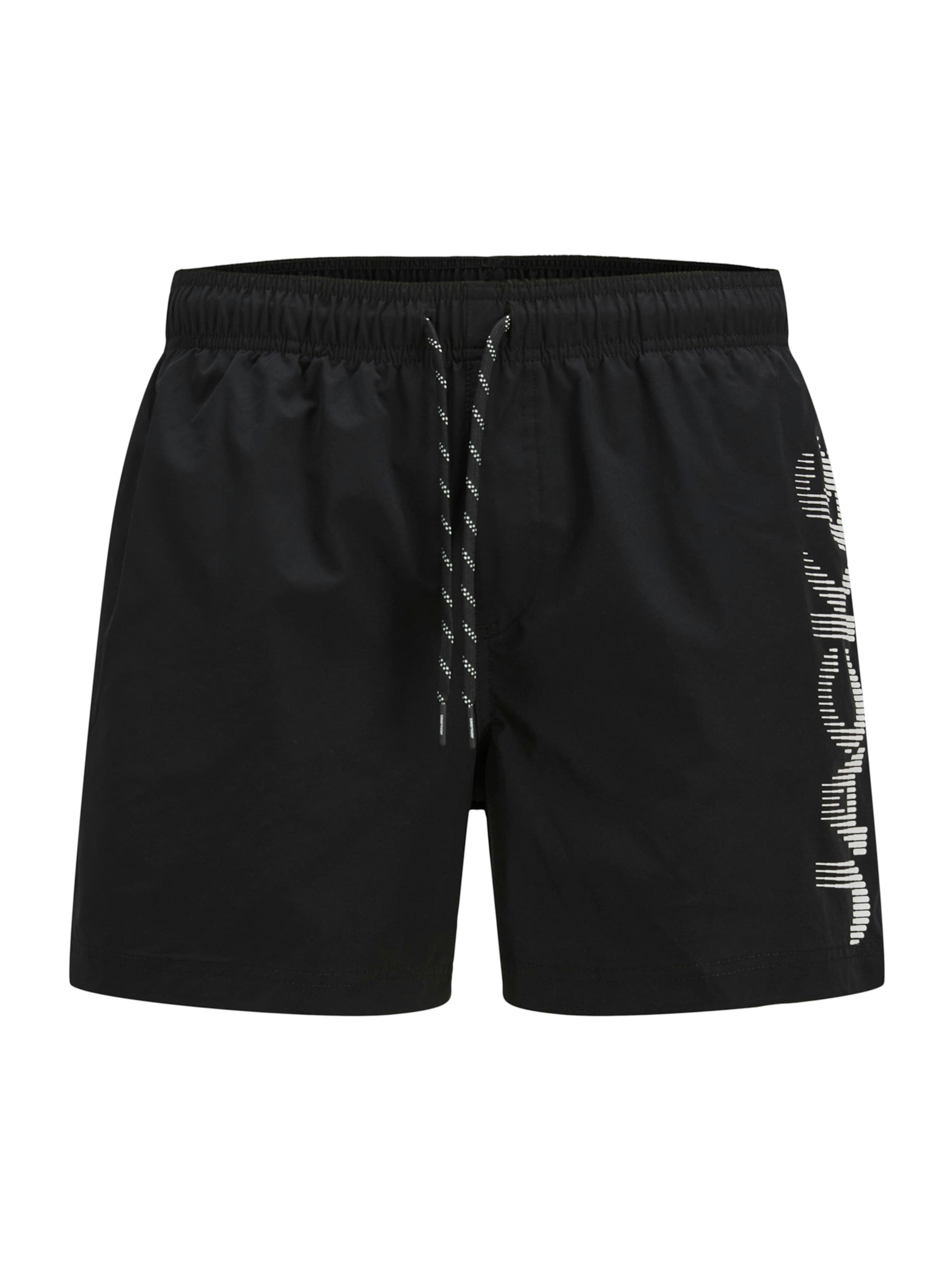 Jack &amp; Jones Plus Σορτσάκι-μαγιό &#x27;JPSTMaui&#x27; σε μαύρο: μπροστά