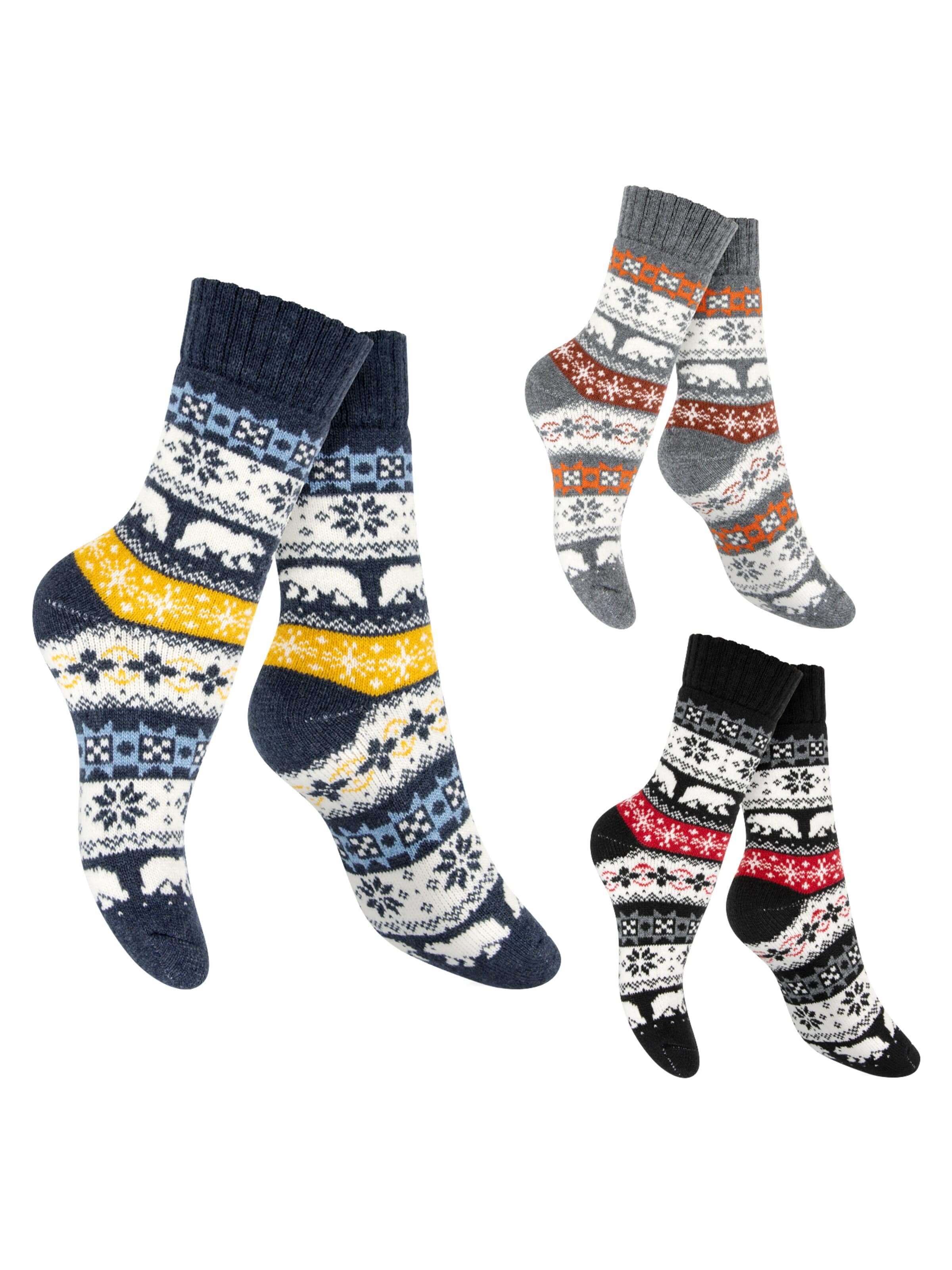 footstar Socken 'Hygge'‌‌‌‌‌‌‌‌ in Blau: Vorderseite
