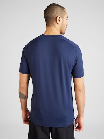 mėlyna EA7 Emporio Armani Sportiniai marškinėliai