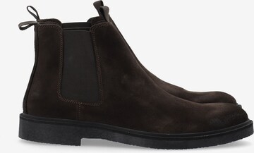 Chelsea Boots Bianco en marron