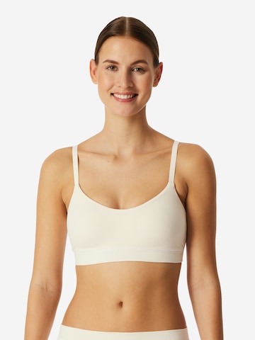 SCHIESSER Bustier BH Bustier 'Unique Cotton' in Weiß: Vorderseite