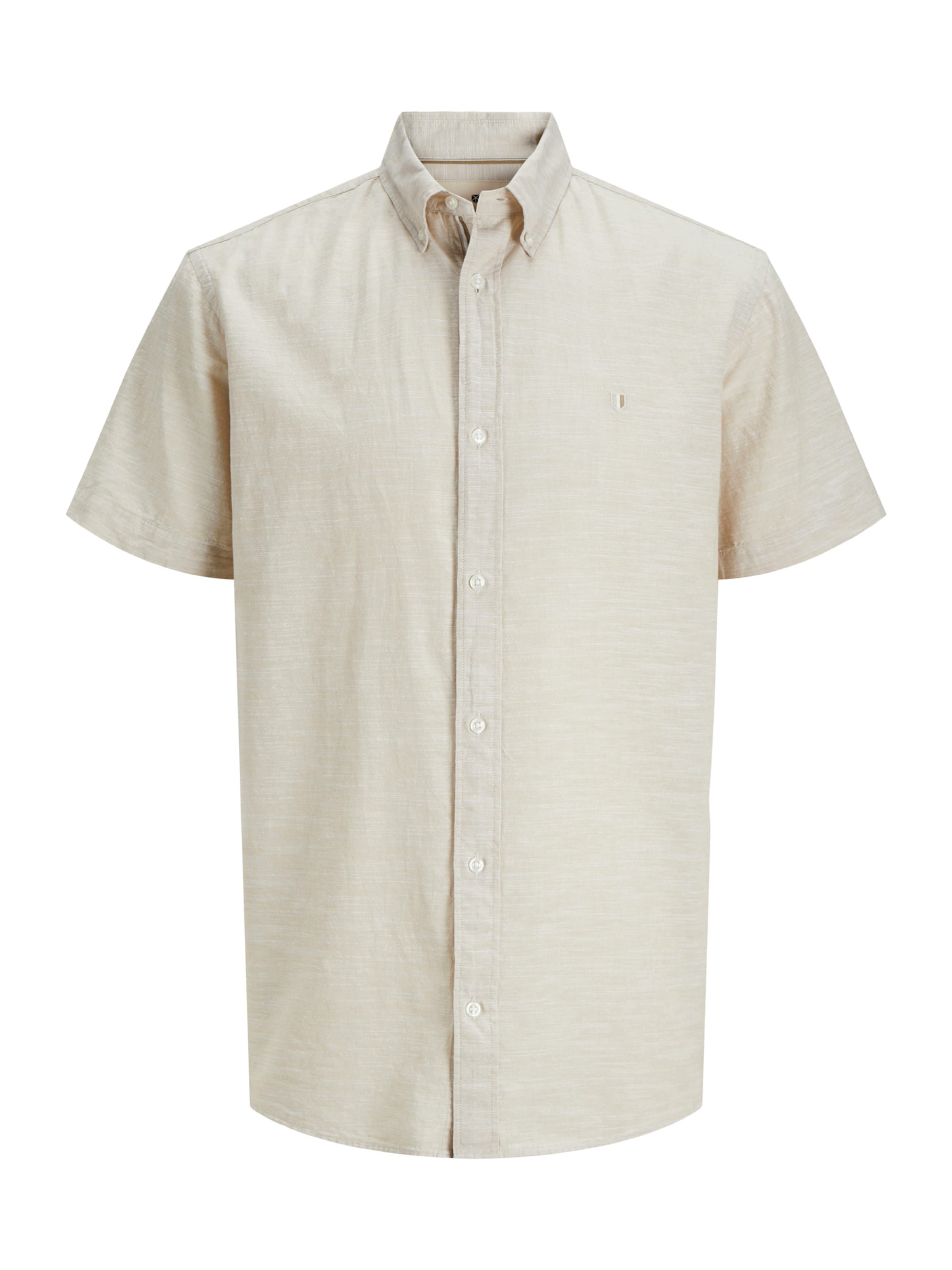 Fit confort Chemise 'JPRBLUSummer' Jack & Jones Plus en gris : devant