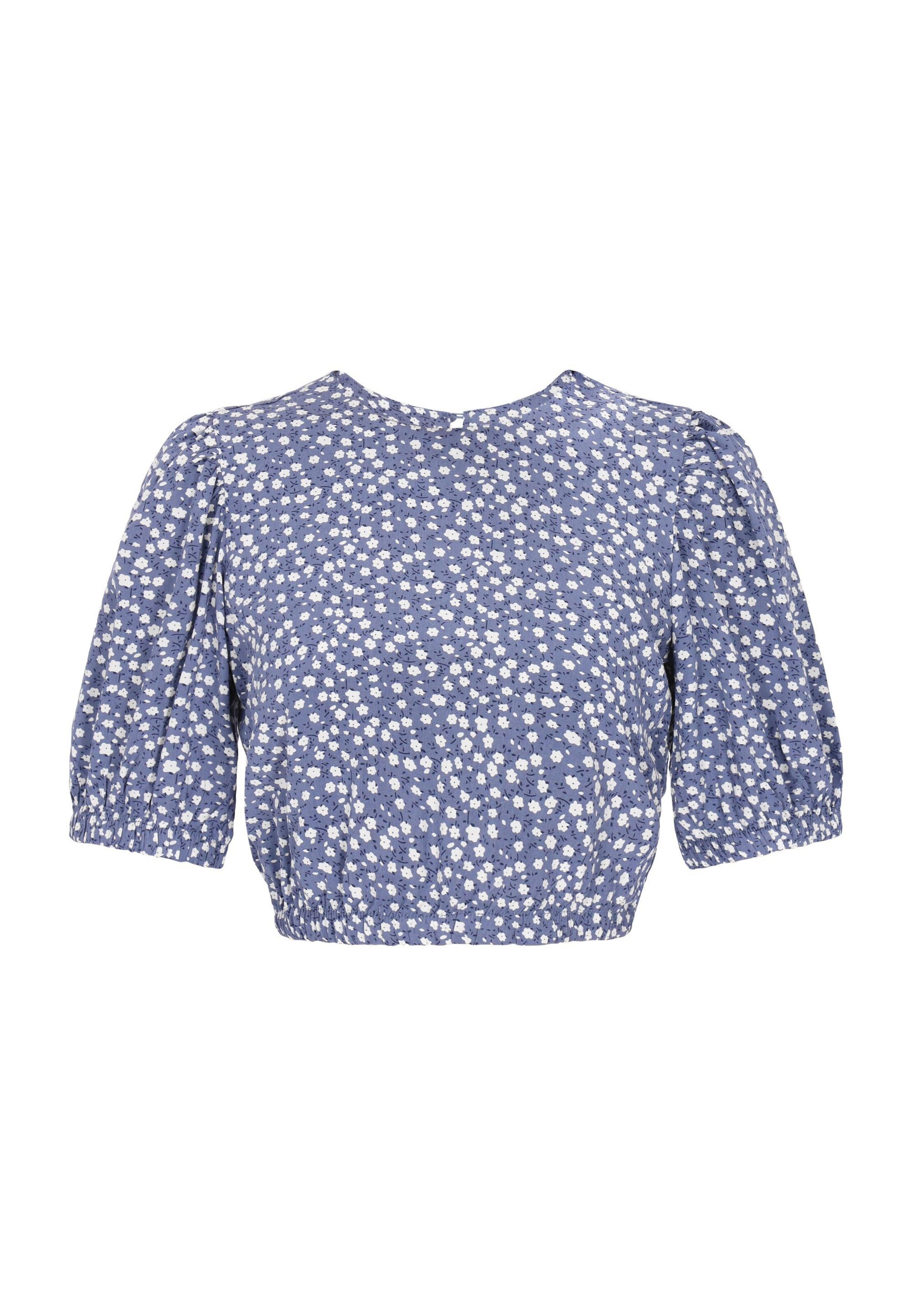 ECY Blouse in Blue: front