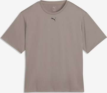 T-shirt fonctionnel 'Essentials' PUMA en beige : devant