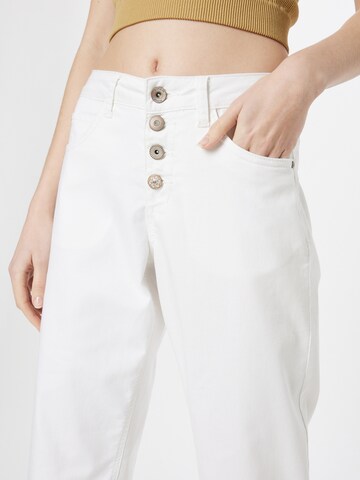 Cream Loose fit Jeans 'Matun' in White