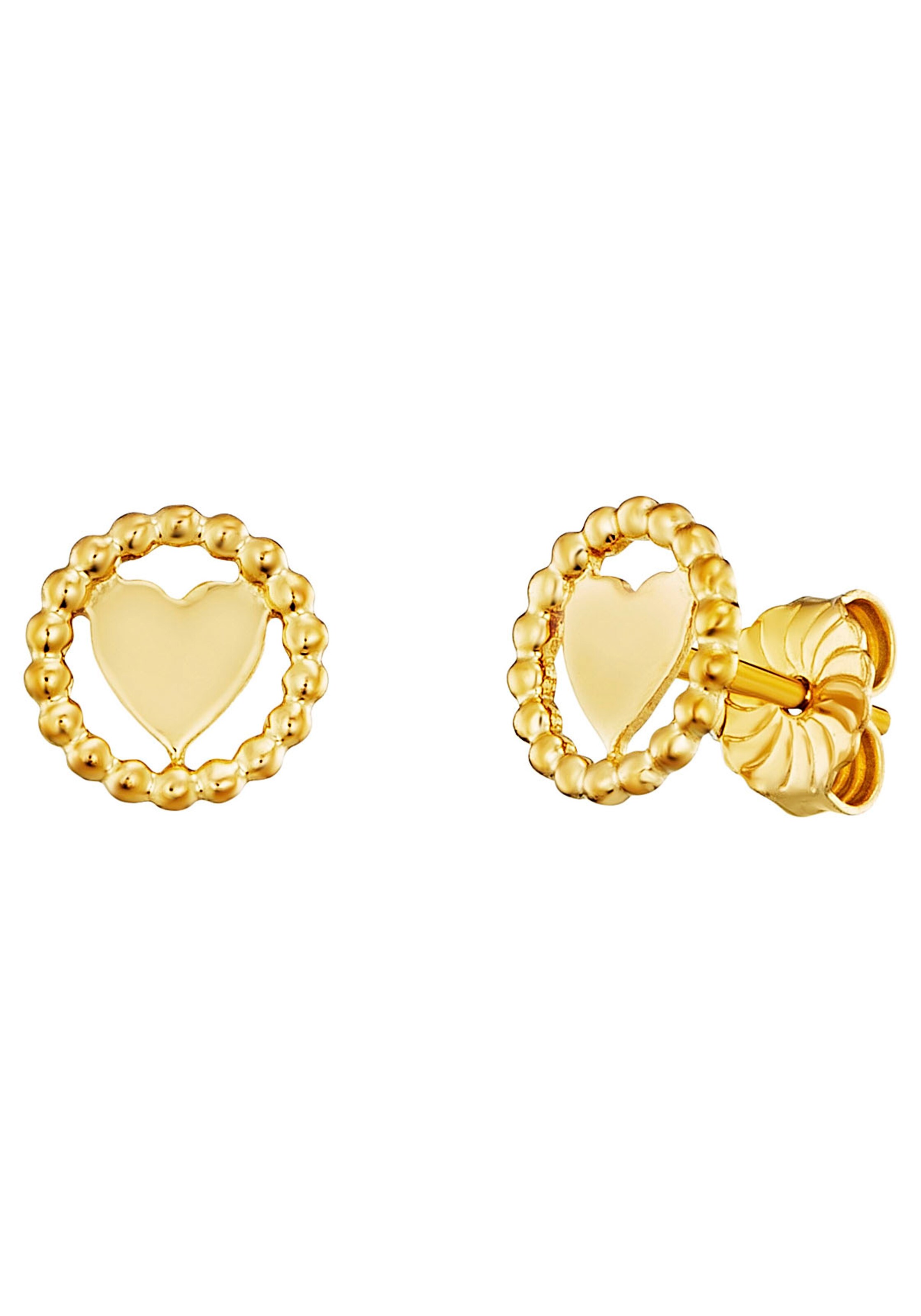 Julie Julsen Ohrringe 'Paar' in Gold: Vorderseite