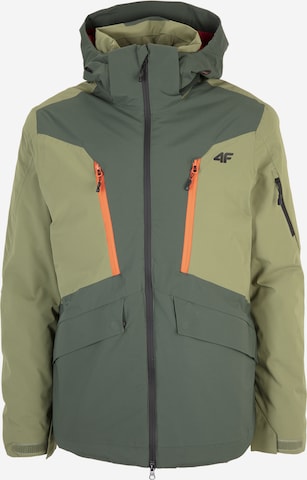 Veste outdoor 4F en vert : devant