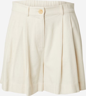 CITA MAASS Wide Leg Shorts in Beige: Vorderseite