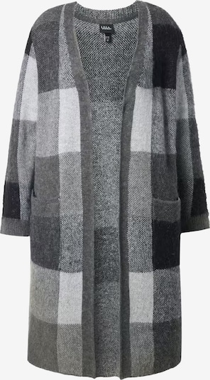 Kardiganas iš Ulla Popken, spalva – pilka / antracito spalva / grafito / šviesiai pilka, Prekių apžvalga