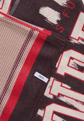 CECIL Tube Scarf in Red