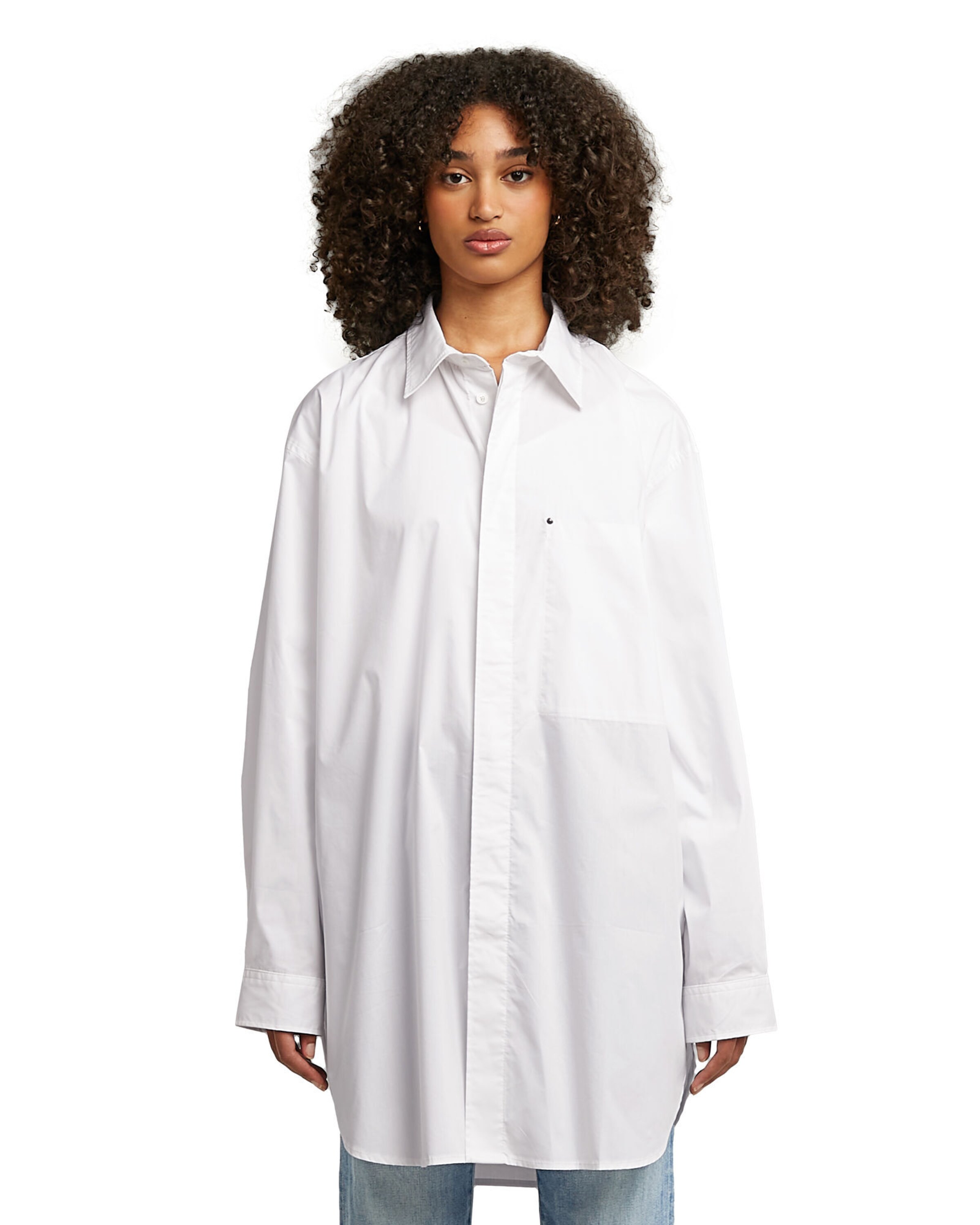 G-STAR Bluse in Weiß: Vorderseite