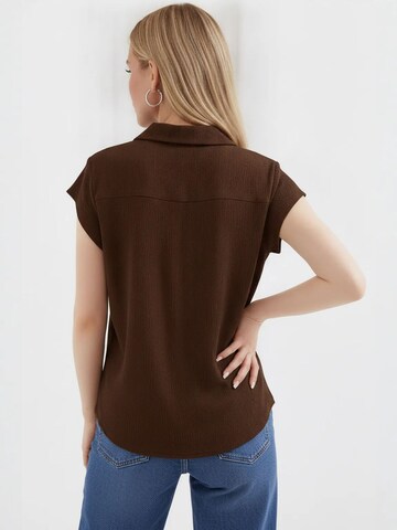 Bigdart Blouse in Brown
