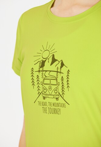 Whistler T-Shirt 'Tergo' in Gelb