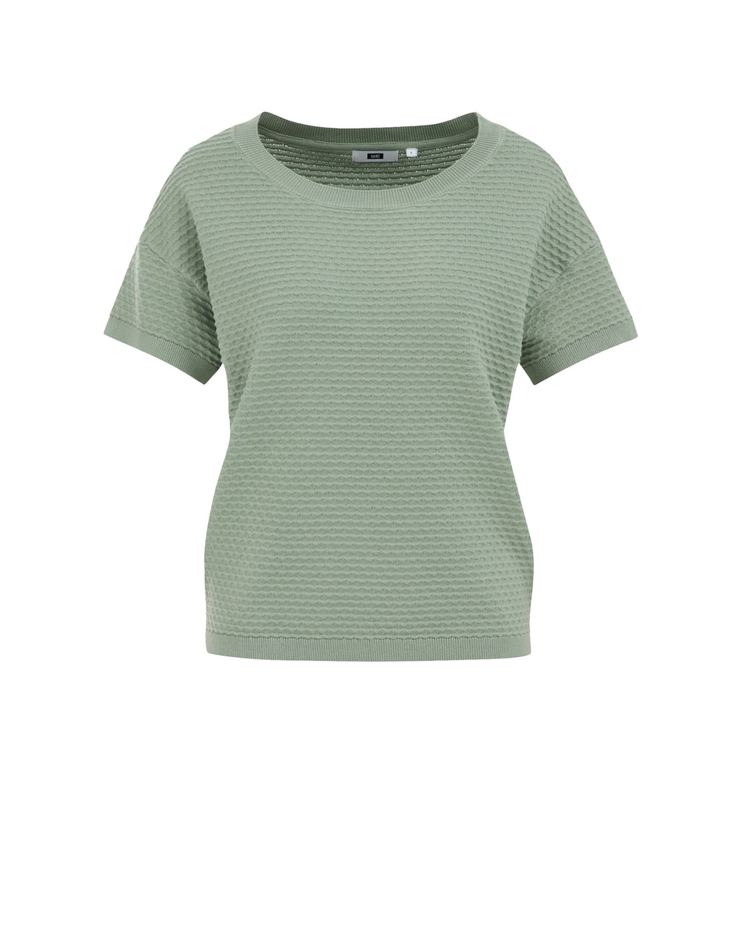 Pull-over WE Fashion en vert : devant