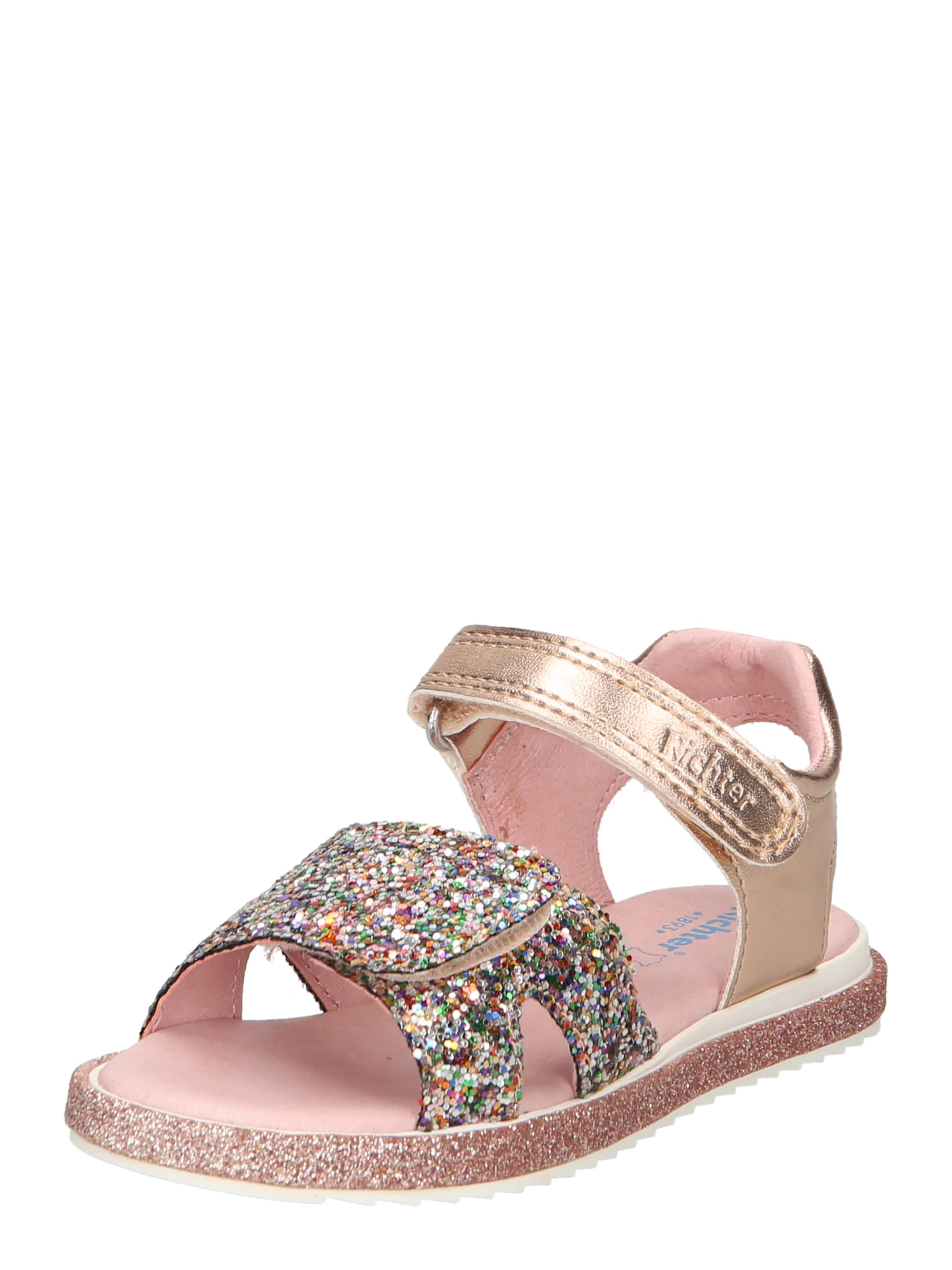 RICHTER Sandale in Gold: Vorderseite