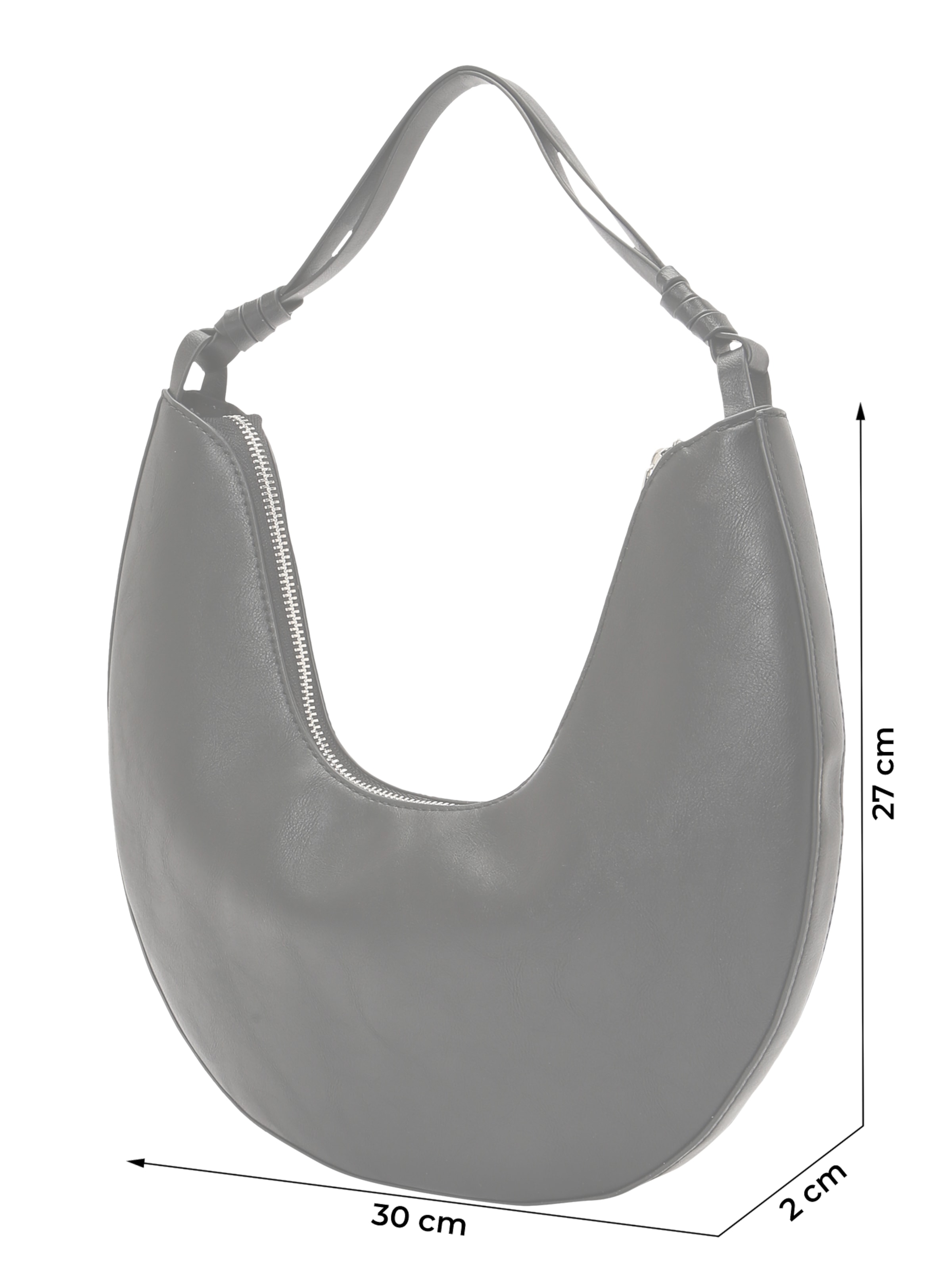 TOPSHOP Õlakott 'Sydney', värv must