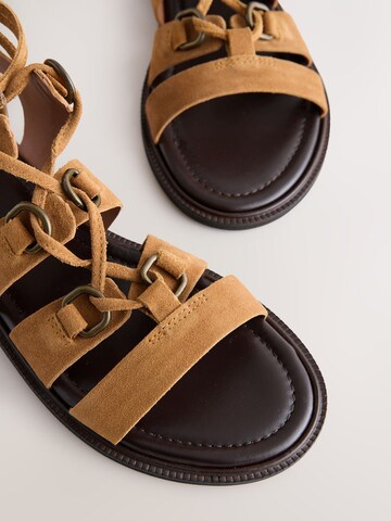 Sandalo 'Forever Comfort® Ghillie' di Next in marrone