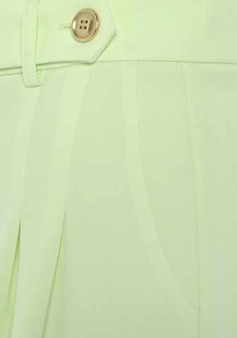 LASCANA - Pierna ancha Pantalón de pinzas en verde