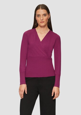s.Oliver BLACK LABEL Svetr – pink: přední strana