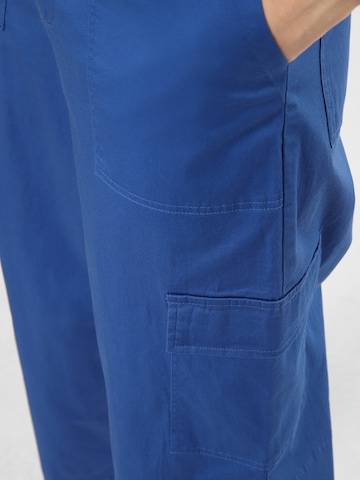 Marie Lund Loosefit Broek in Blauw